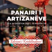 Panairi i artizanëve më 23 & 24 dhjetor 2021 te Pazari i Ri!